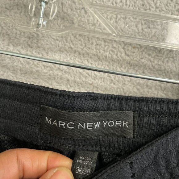 NWOT Marc New York Men's 36x30 Black Tech Pants Polyester Spandex - Picture 4 of 8